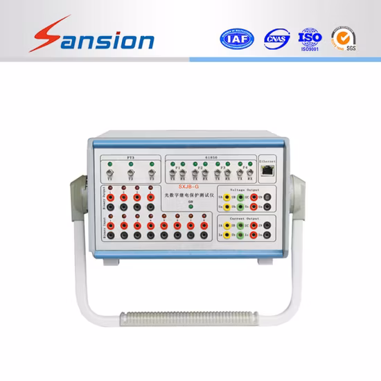 High Quality Portable Electrical Microcomputer Relay Protection Tester / Secondary Current Injection Test Set