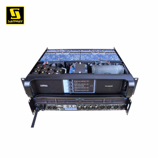 Sanway Fp10000q 4CH Amplificatori di potenza audio professionali, amplificatore audio ad alta potenza da 10000 W Amplificatore stereo DJ